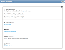 Tablet Screenshot of besser-rasieren.de